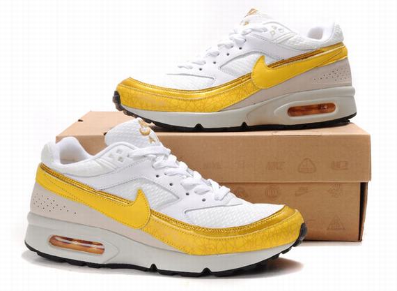 New Men'S Nike Air Max White/Yellow
